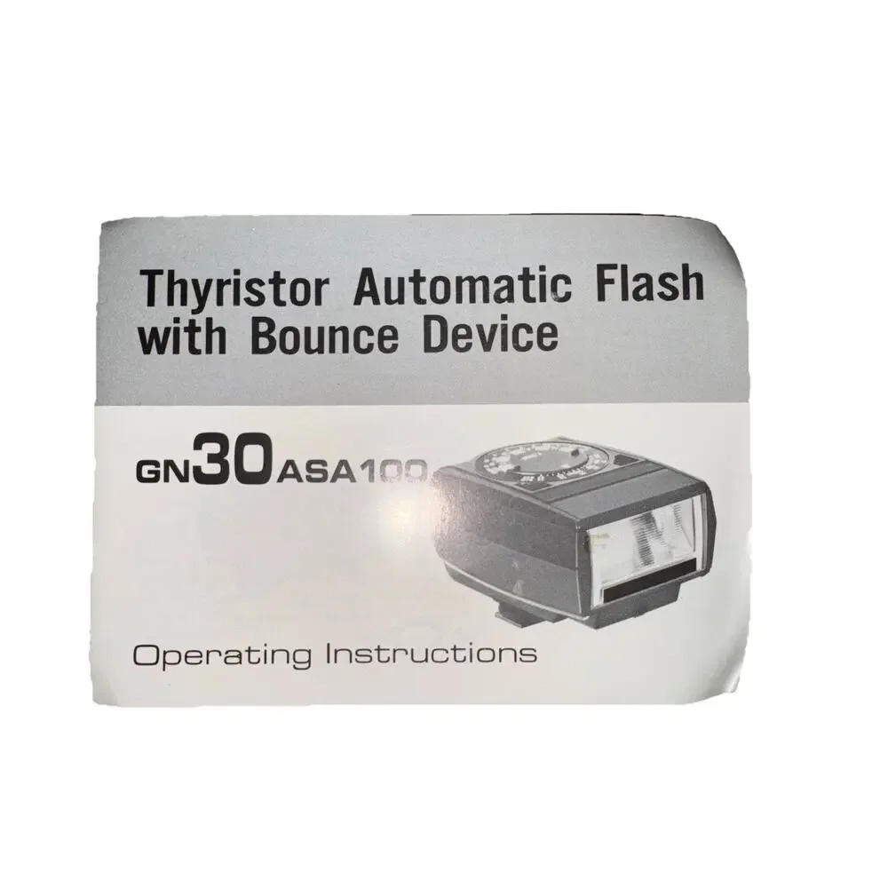 Albinar 100AT Thyristor Automatic Flash w/ Bounce Device GN30ASA 100 Never Used